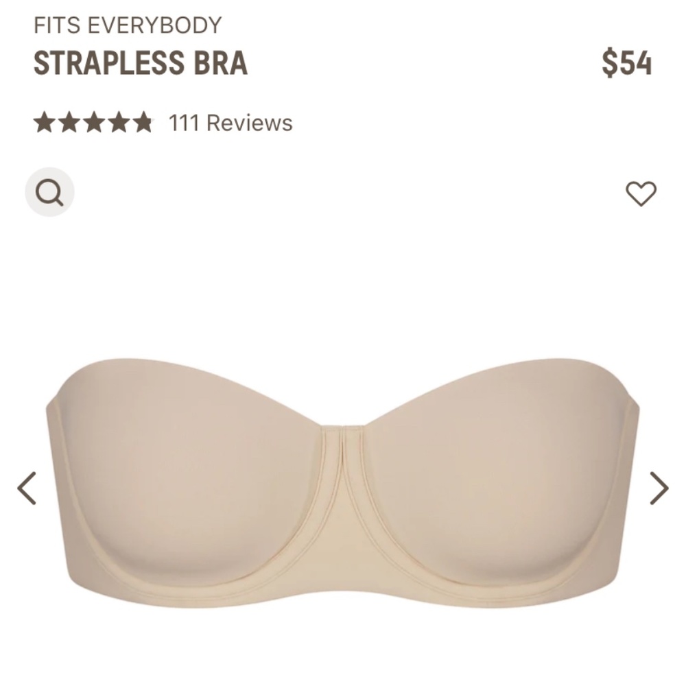 Fits everybody Strapless Bra